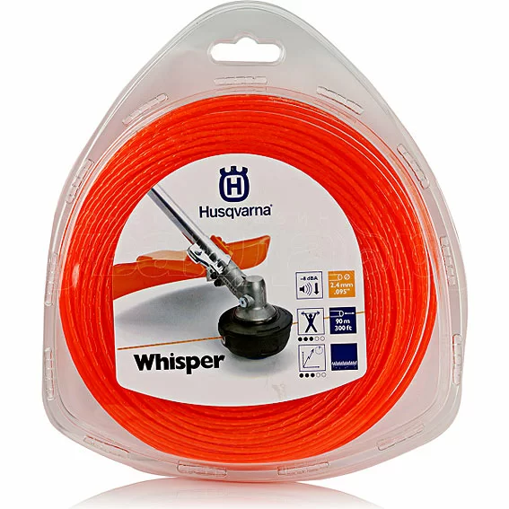 Леска для триммера Husqvarna Whisper 2,4 мм/15 м круглая – №1