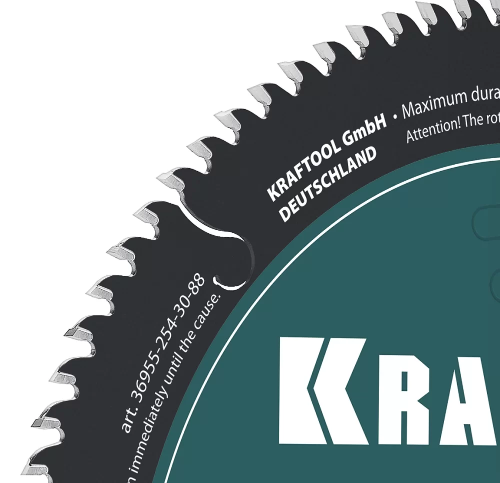 Диск пильный Kraftool 254х30x2,0 мм 88Т по дереву (36955-254-30-88) – фото №1 Диск пильный Kraftool 254х30x2,0 мм 88Т по дереву (36955-254-30-88) – №1