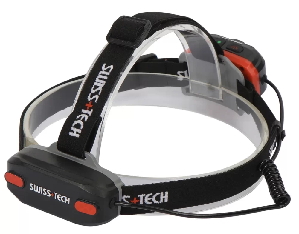 Фонарь налобный Swiss+Tech 18650 140/70 м, 6 режимов перезаряжаемый – №1