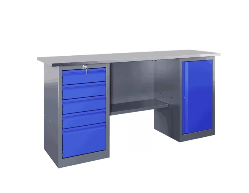 Верстак слесарный Верстакофф SLF 181.57.2 двухтумбовый – фото №1 Верстак слесарный Верстакофф SLF 181.57.2 двухтумбовый – №1