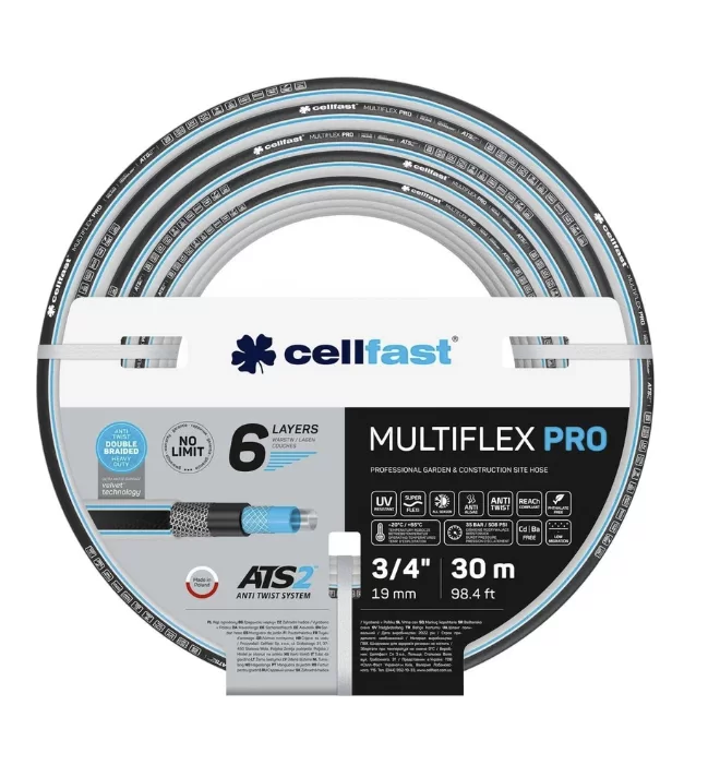 Шланг садовый Cellfast MULTIFLEX ATSV 3/4" 30 м (13-821) – №1