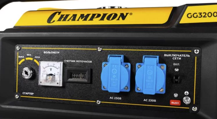 Генератор бензиновый Champion GG3200 EW – фото №1 Генератор бензиновый Champion GG3200 EW – №1