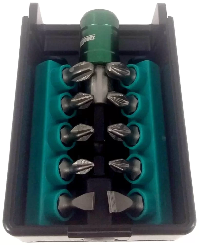 Набор бит WhirlPower с держателем (11 шт) – №1