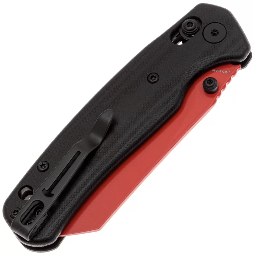 Нож Bestechman Cicada's Wing Red с рукоятью Black G10 (BMK06F) – фото №3 Нож Bestechman Cicada's Wing Red с рукоятью Black G10 (BMK06F) – №3