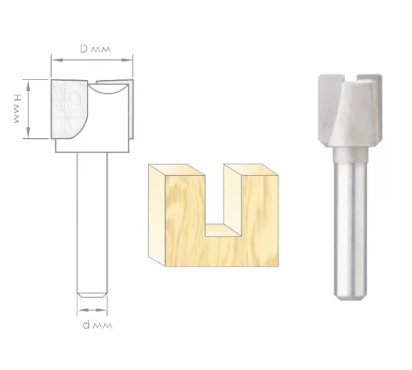 Фреза пазовая Интерскол 15х6 мм для кромочно-петлевого фрезера – фото №1 Фреза пазовая Интерскол 15х6 мм для кромочно-петлевого фрезера – №1