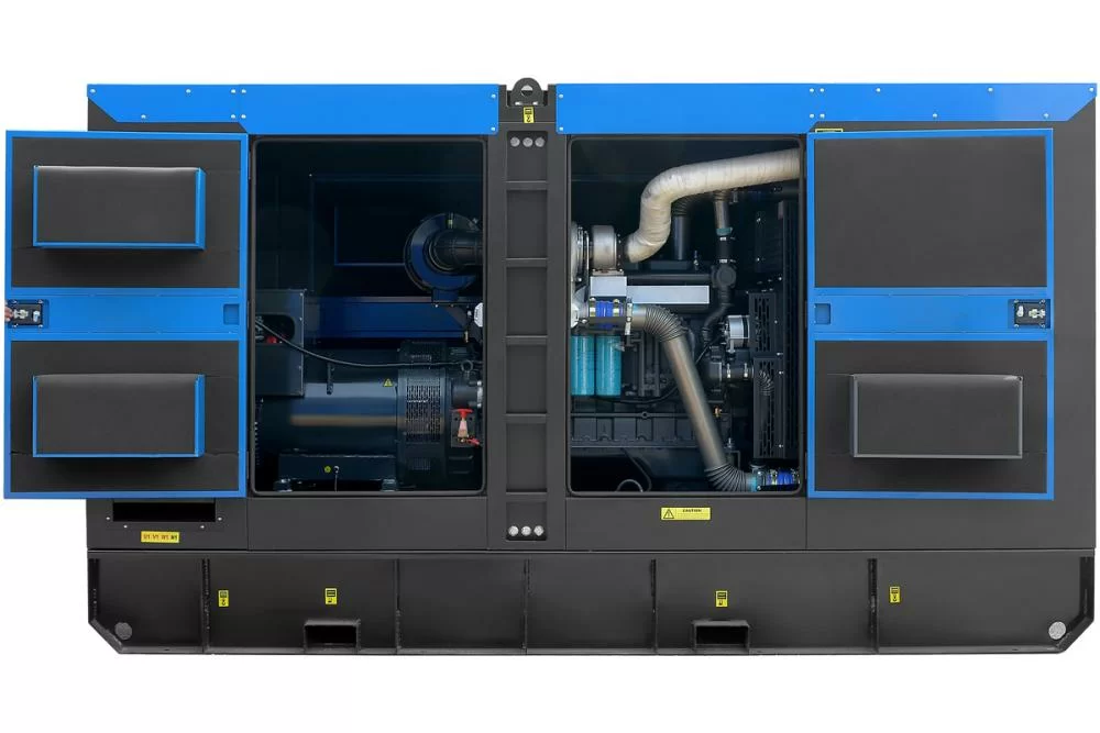 Генератор дизельный ТСС ЭД-250-Т400 в шумозащитном кожухе на прицепе №4