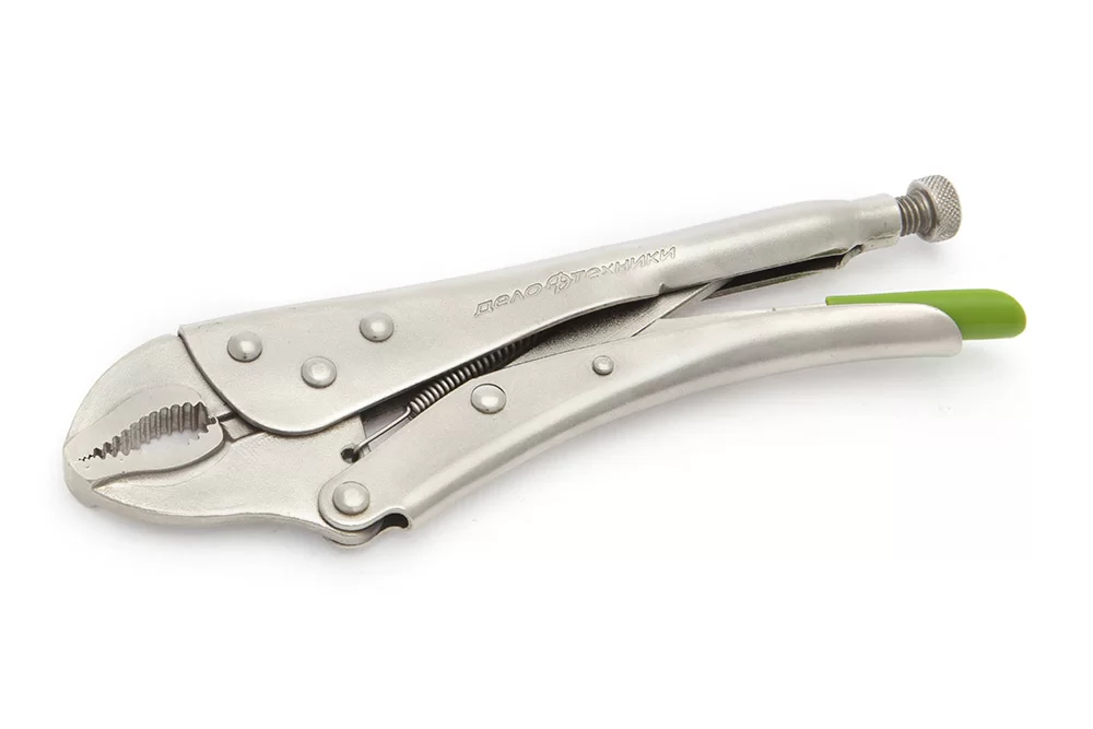 Зажим с фиксацией с полукруглым захватом Дело Техники 180мм – №1