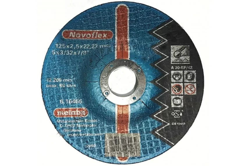 Диск по металлу Metabo Novoflex А30 125х2,5x22,23 – №1