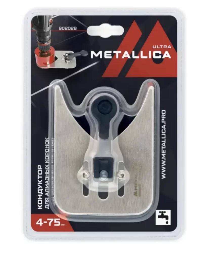 Кондуктор для сверления Metallica Ultra для алмазных коронок 4-75 мм с присоской №1