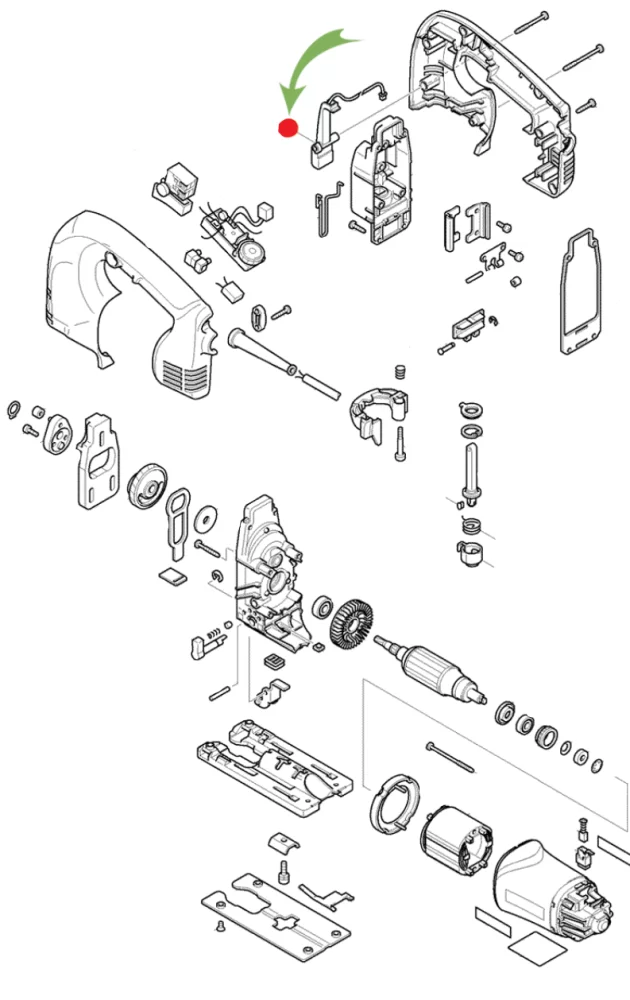 Светодиод Makita для электролобзиков 4340FCT/ 4341FCT/ 4350FCT/ 4351FCT №1