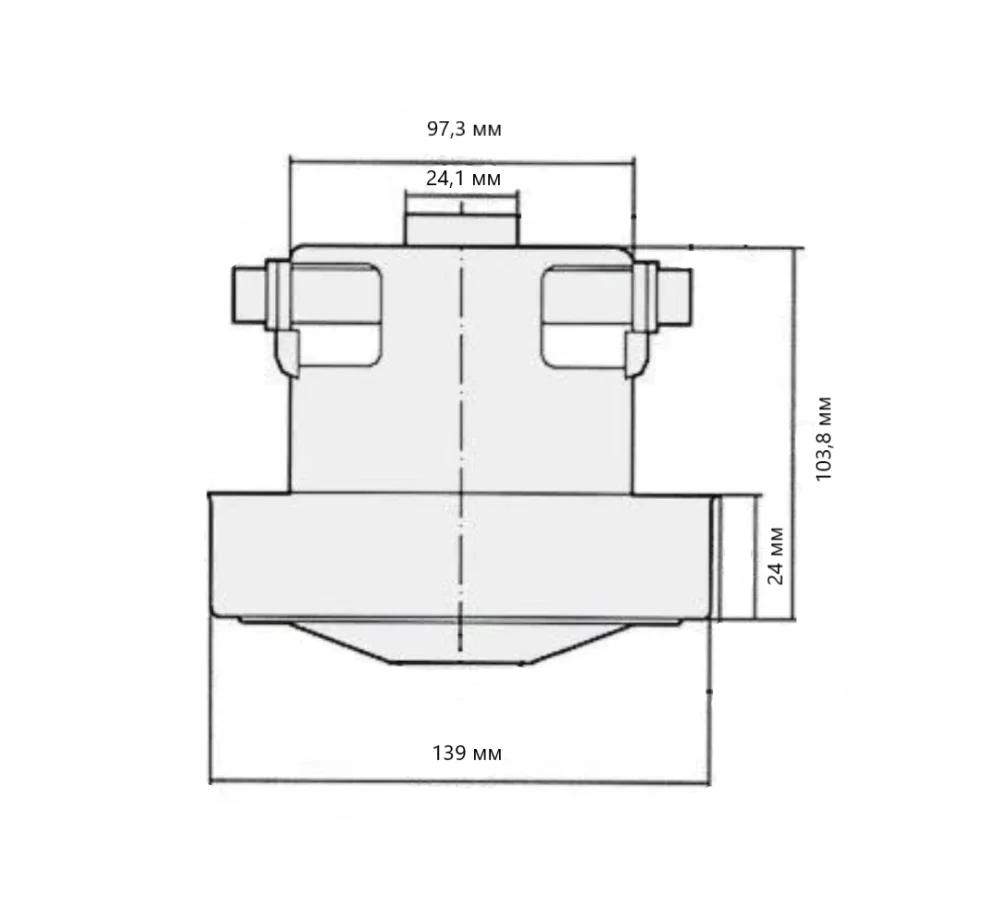 Электродвигатель AEZ 1400 Вт для пылесоса Bosch (A) 0112003062 №1