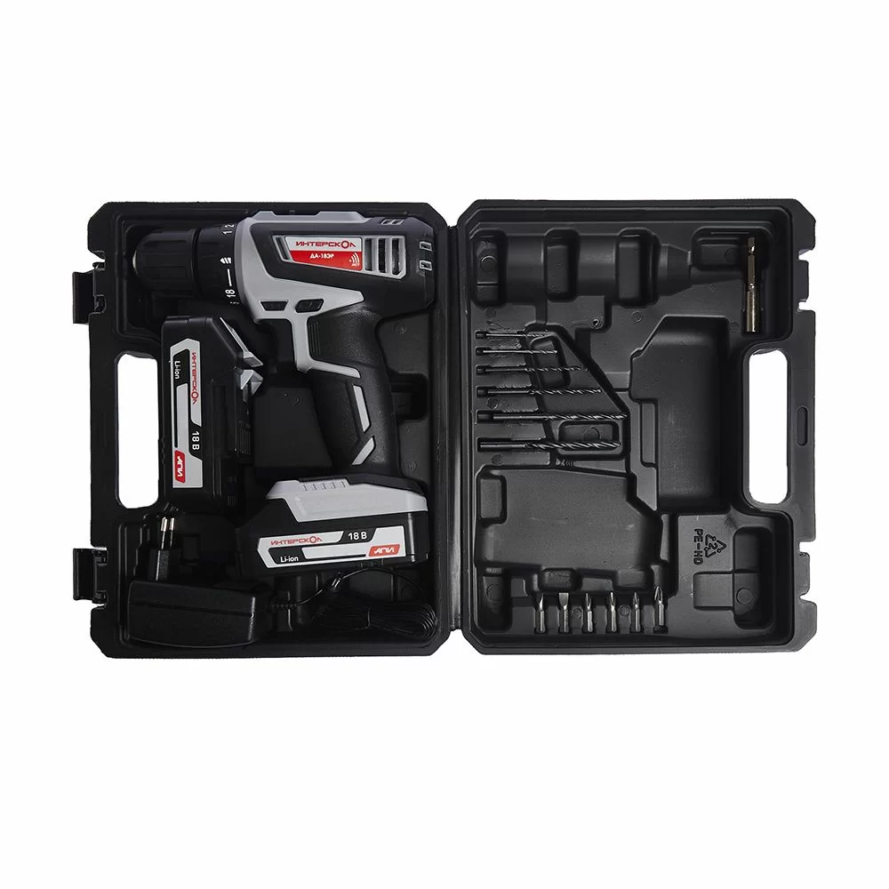 Аккумуляторная дрель-шуруповерт Интерскол ДА-18 ЭР Li-ion (2х2 Ач) – №3