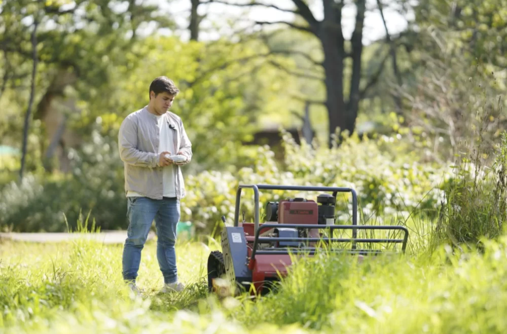 Газонокосилка дизельная ZimAni RLM 100 PRO на радиоуправлении, цеповая – №3