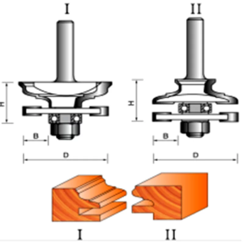 Комплект фрез для соединительных пазов Strong 12х46х24 мм (2 шт) – фото №1 Комплект фрез для соединительных пазов Strong 12х46х24 мм (2 шт) – №1