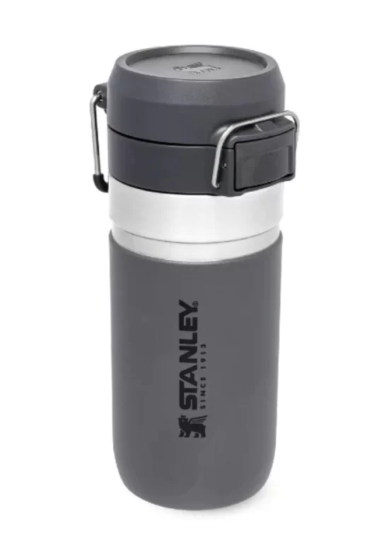 Термобутылка Stanley GO Quick Flip 0,47 л серая – фото №1 Термобутылка Stanley GO Quick Flip 0,47 л серая – №1