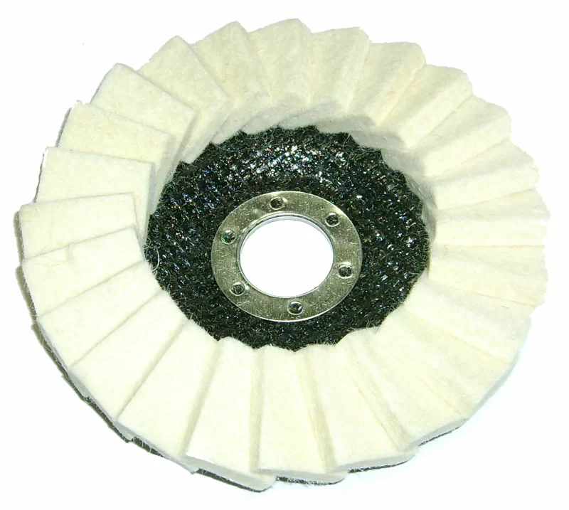 Диск лепестковый Skrab 125х6х22,2 мм войлочный для полировки – №1