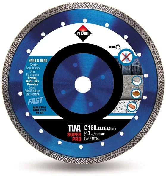 Диск алмазный Rubi TVA Superpro 180х1,6х22,2 мм – №1