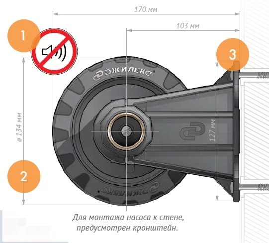 Насос магистральный Джилекс Водомет 55/50M №4