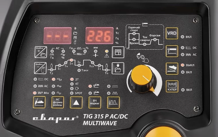 Сварочный аппарат Сварог TIG 315P AC/DC MULTIWAVE "PRO" (E202) + НАКС №2