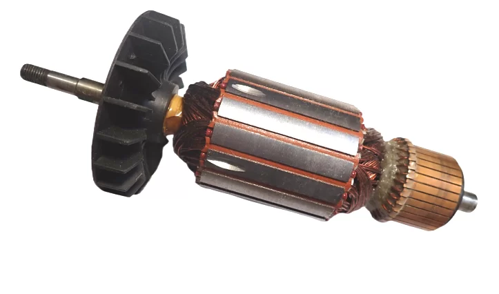 Якорь (ротор) для УШМ Зубр ЗУШМ 230-2100 – фото №1 Якорь (ротор) для УШМ Зубр ЗУШМ 230-2100 – №1