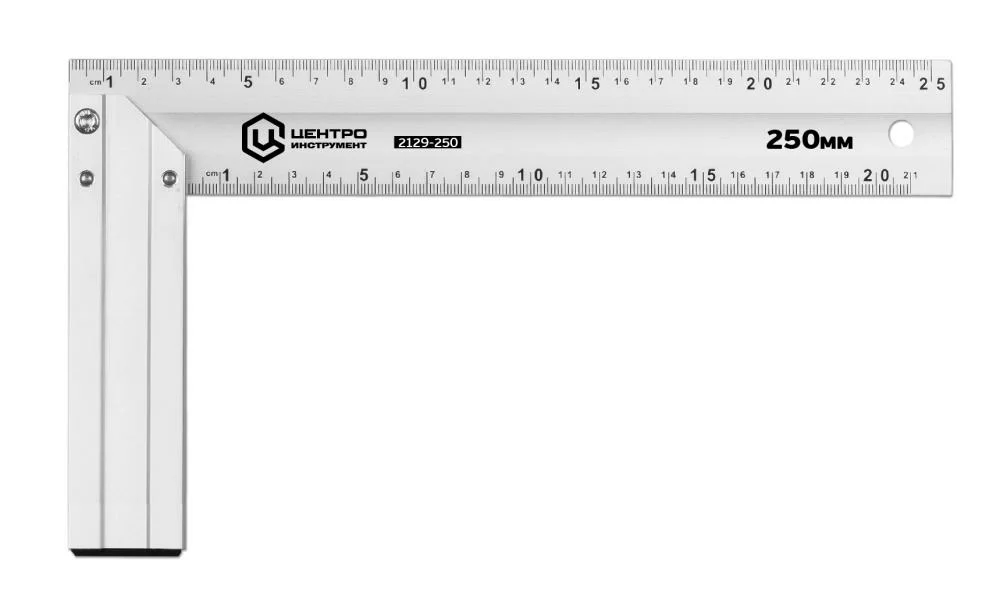 Угольник двухсторонний ЦентроИнструмент 250 мм (2129-250) – №1