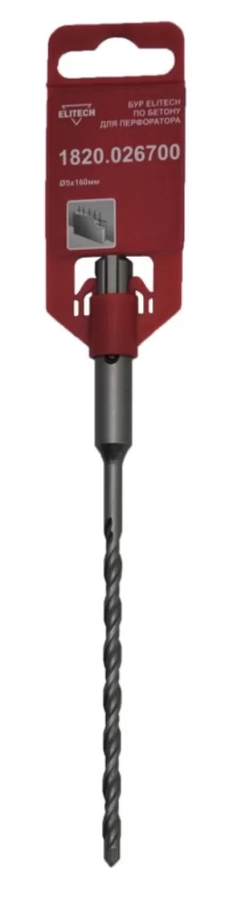 Бур SDS+ Elitech 5х160/100 мм – №1