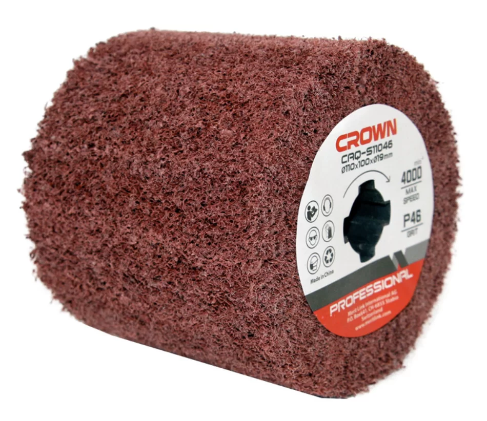 Щетка для браширования Crown CAQ-S11046 абразивная – №1