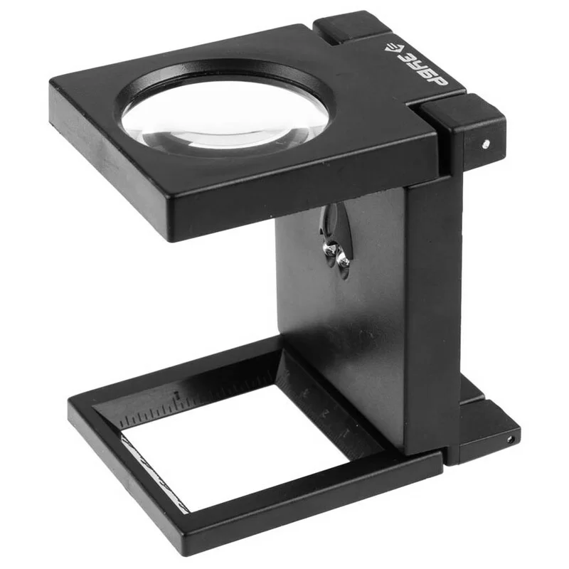 Лупа на подставке Зубр Мастер со светодиодной подсветкой, 50 мм – №1