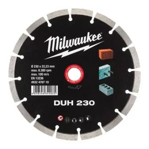 Может пригодиться Диск алмазный Milwaukee DUH 230x22,2 мм 