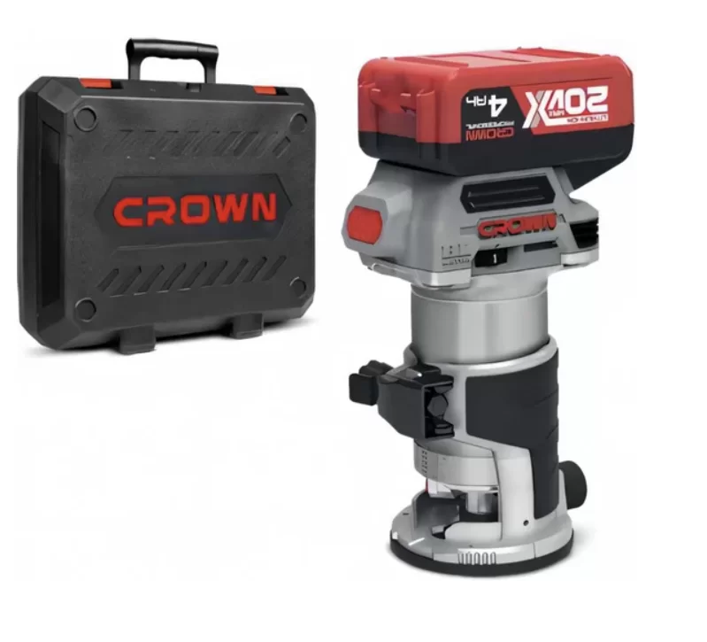 Аккумуляторный кромочный фрезер Crown CT26010HX-4 BMC (2х4,0 Ач) – №1