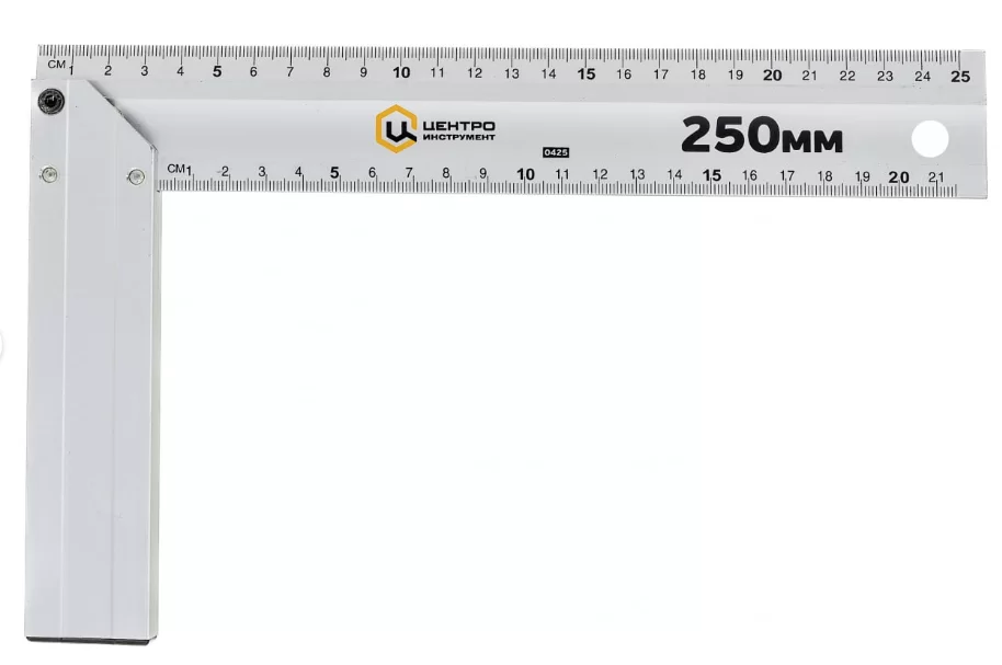 Угольник алюминиевый ЦентроИнструмент 250 мм (0425) – фото №1 Угольник алюминиевый ЦентроИнструмент 250 мм (0425) – №1