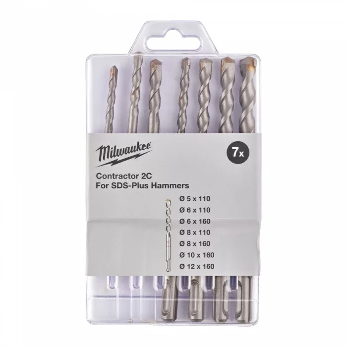 Набор буров SDS+ Milwaukee Contractor (7 шт) – фото №1 Набор буров SDS+ Milwaukee Contractor (7 шт) – №1