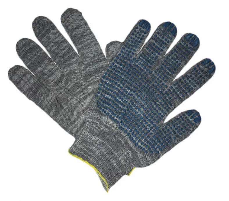 Перчатки ЛидерТекс х/б с ПВХ 10 класс, 4 нити – №1