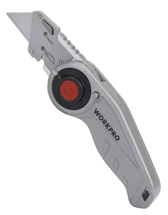 Нож складной WORKPRO с подсветкой (WP211009) – №1