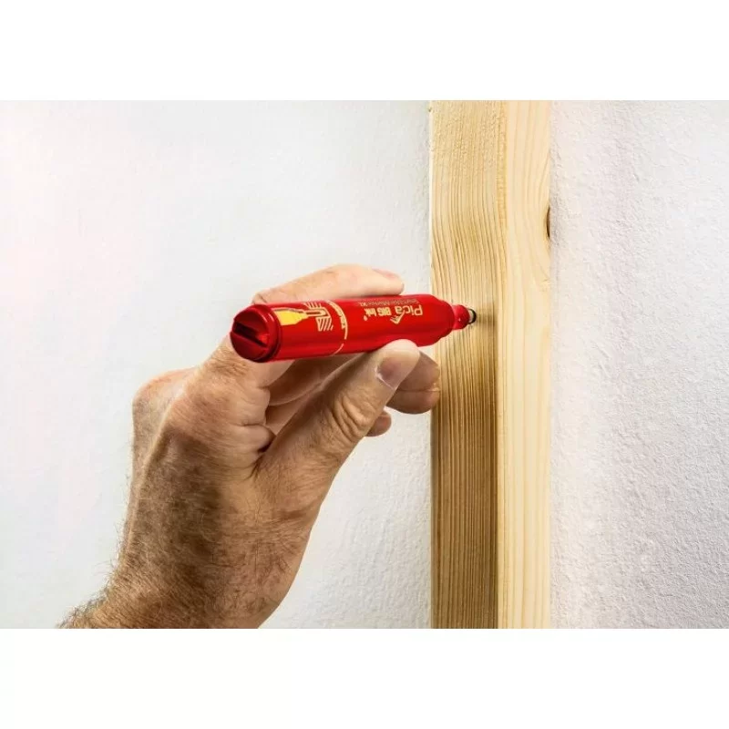 Маркер строительный для глубоких отверстий Pica BIG Ink Smart-Use 2-4 мм, красный (170/40) №1