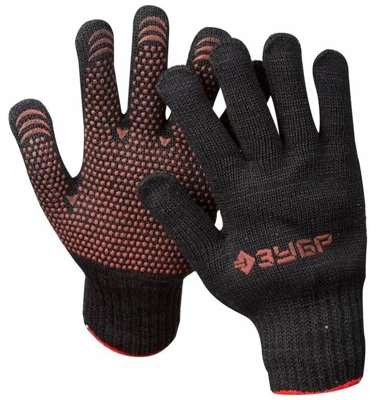 Перчатки Зубр МПП-7 L-XL трикотажные – №1