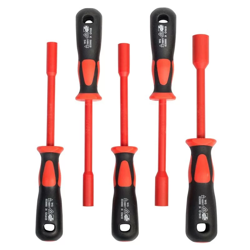 Набор диэлектрических отверток КВТ Профи НИО-5505-Т (5 шт) – фото №1 Набор диэлектрических отверток КВТ Профи НИО-5505-Т (5 шт) – №1