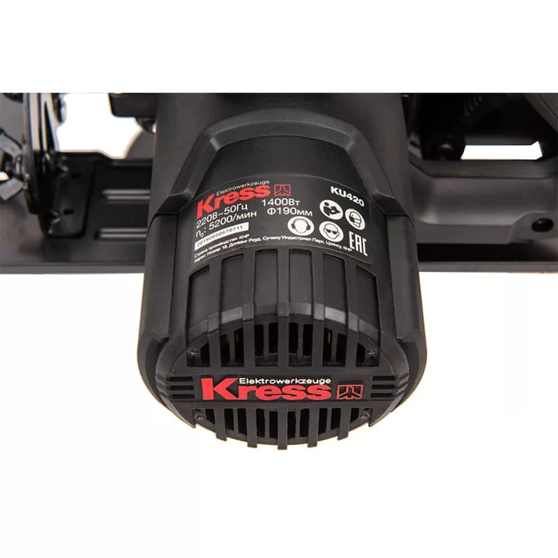 Пила циркулярная Kress KU420 1400Вт 185 мм – №5