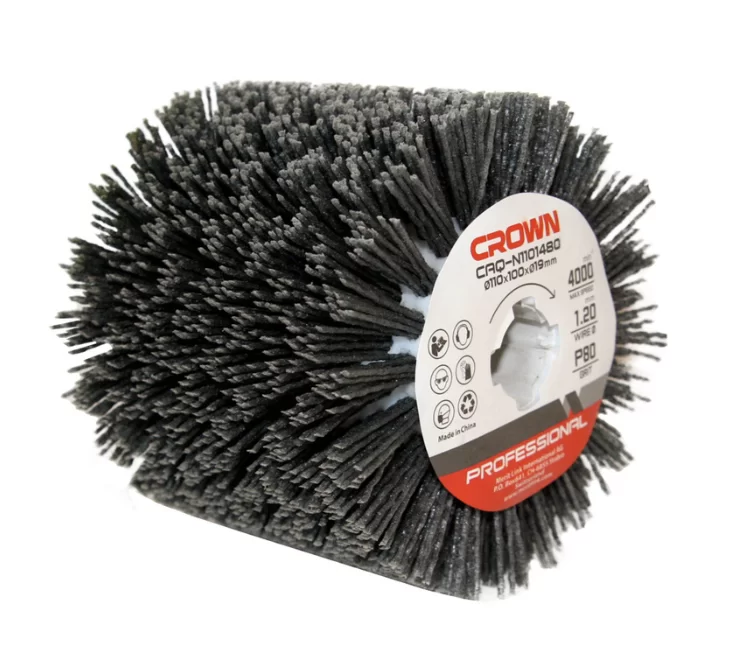 Щетка для браширования Crown CAQ-N1101480, нейлоновая – №1