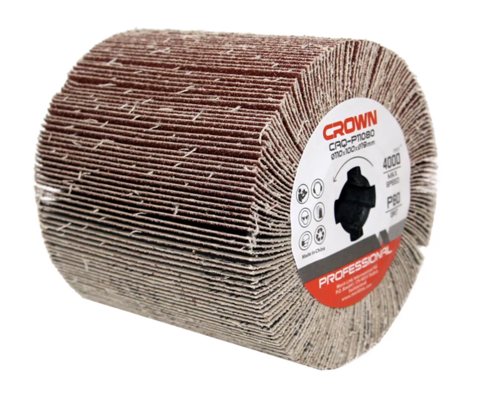 Щетка для браширования Crown CAQ-P11080 абразивная – фото №1 Щетка для браширования Crown CAQ-P11080 абразивная – №1