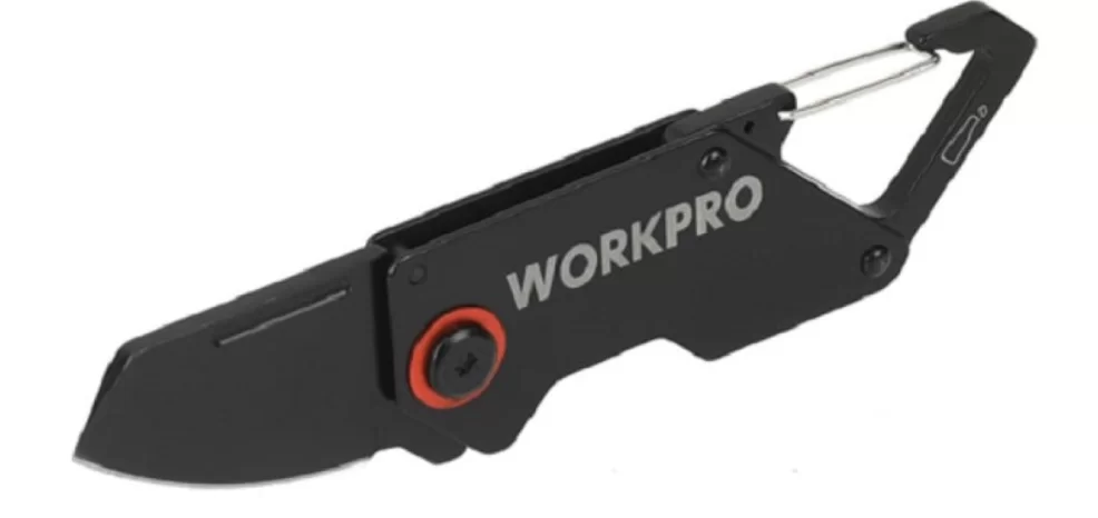 Нож складной WORKPRO с карабином (WP381009) – №1