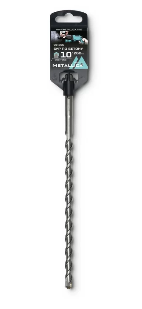 Бур SDS+ Metallica Optima 10х260/200 мм – №1