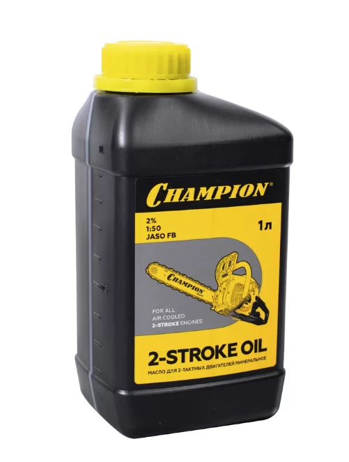 Масло для 2-х тактного двигателя Champion 1 л минеральное – фото №1 Масло для 2-х тактного двигателя Champion 1 л минеральное – №1