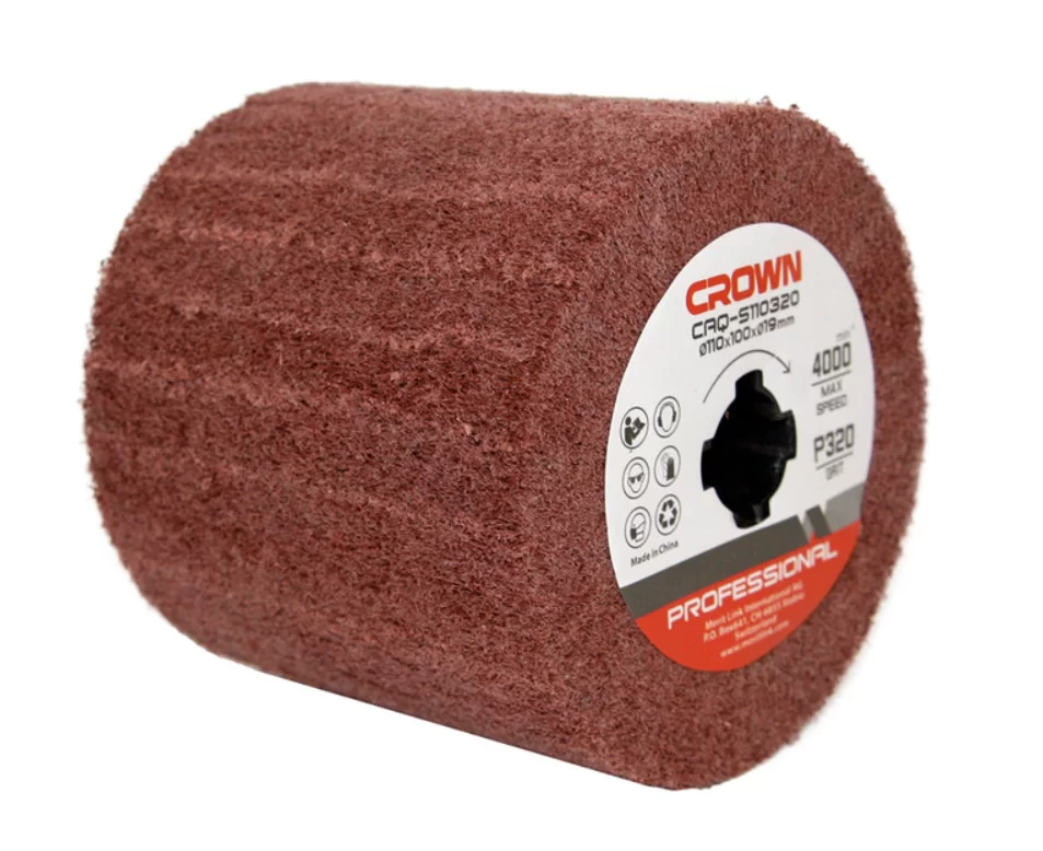 Щетка для браширования Crown CAQ-S110320 абразивная – №1