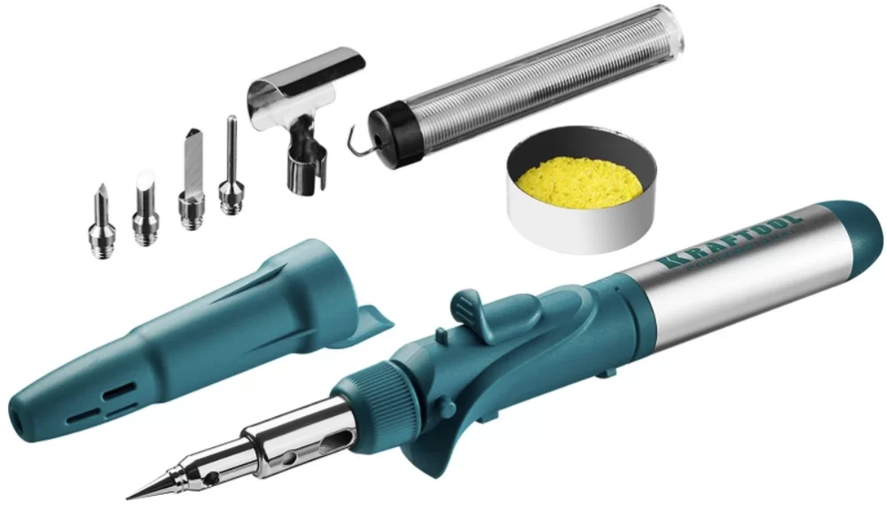 Газовый паяльник Kraftool SolderGas набор 10-в-1 (55503-H10) – №1