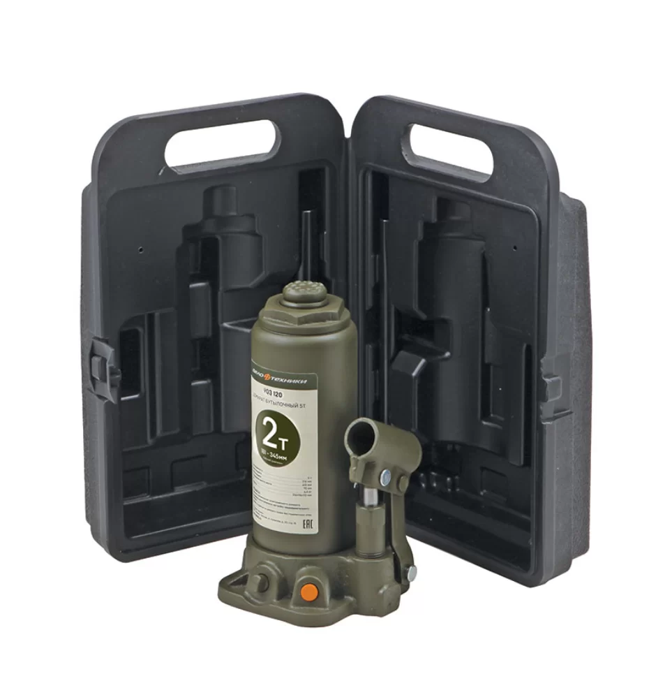 Домкрат гидравлический бутылочный Дело Техники 2т, 181-345 мм – №3