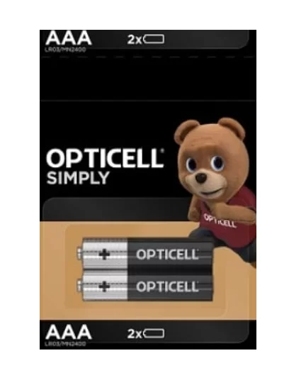Батарейки Opticell AAA LR03 алкалиновые (2 шт) – фото №1 Батарейки Opticell AAA LR03 алкалиновые (2 шт) – №1