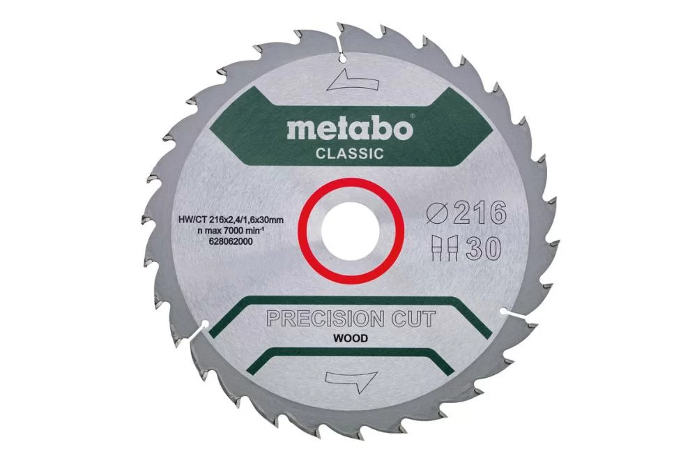 Диск пильный Metabo 216x2.4 мм 30T – №1