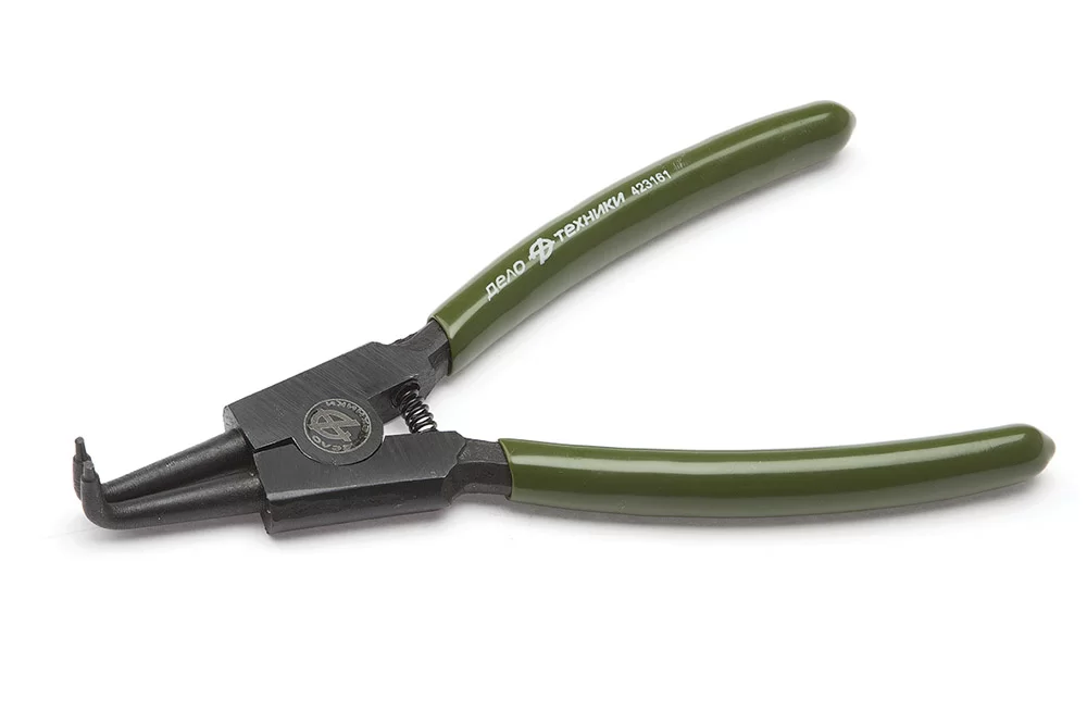 Съёмник наружных стопорных колец Дело Техники загнутый 180 мм – фото №1 Съёмник наружных стопорных колец Дело Техники загнутый 180 мм – №1