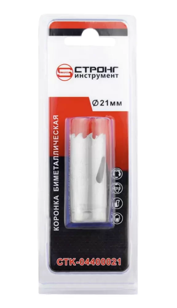 Коронка по металлу Strong Bi-Metal 21 мм, 1/2" – фото №1 Коронка по металлу Strong Bi-Metal 21 мм, 1/2" – №1